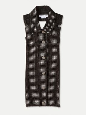 Veronica beard Dickey insert slate rhinestone embellished nwt 00-14 NWT